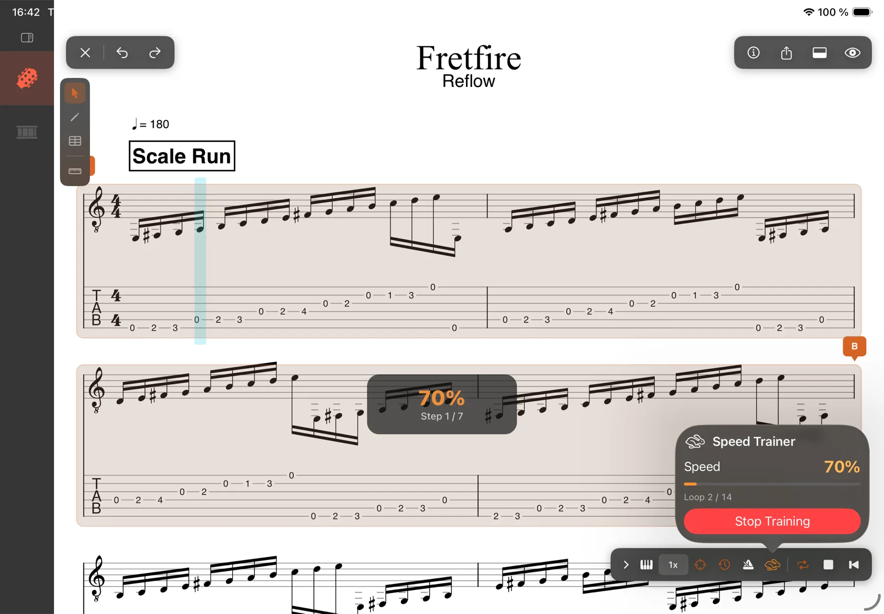 Speed Trainer — Fretfire