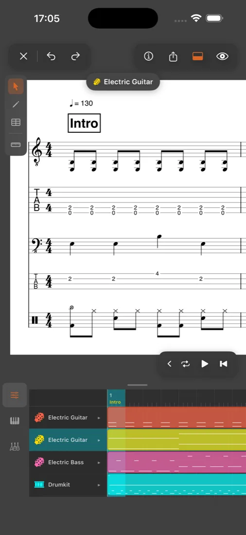 Band score — Iron Circuit