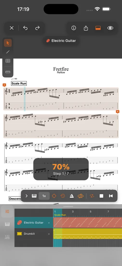 Speed Trainer — Fretfire